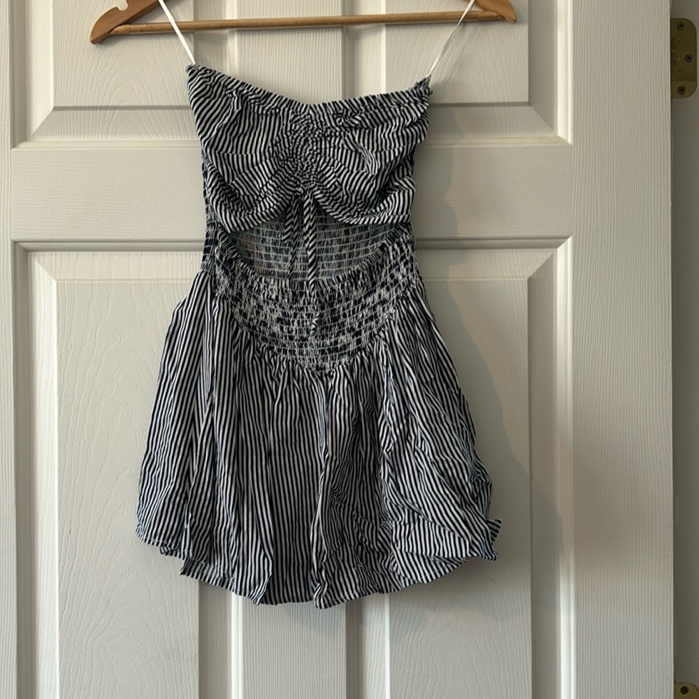 Strapless Skort Dress